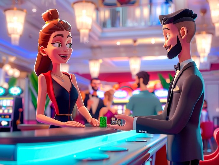 Live dealer blackjack table on wdbos.com mobile